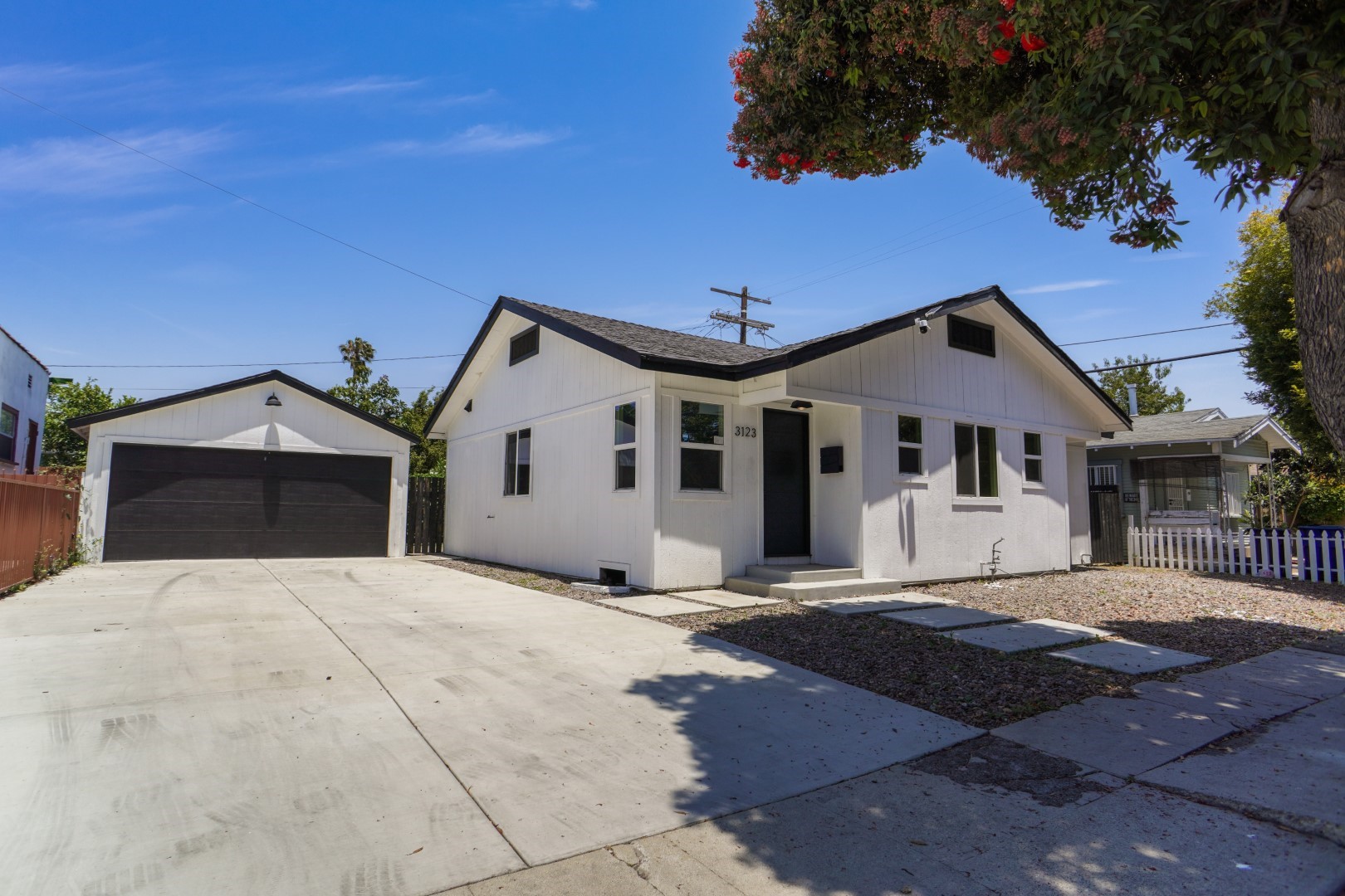 Charming Spanish exterior front view